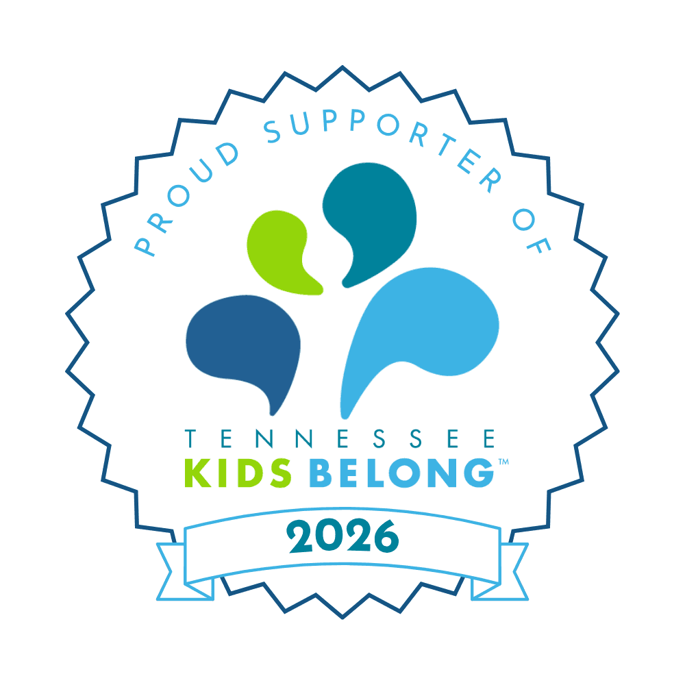Proud supporter of Tennessee Kids Belong badge